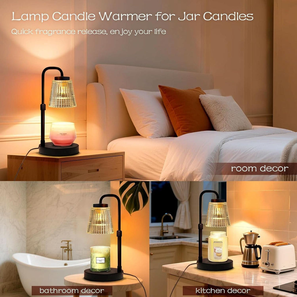Adjustable Candle Warmer Lamp With Timer For Scented Candles